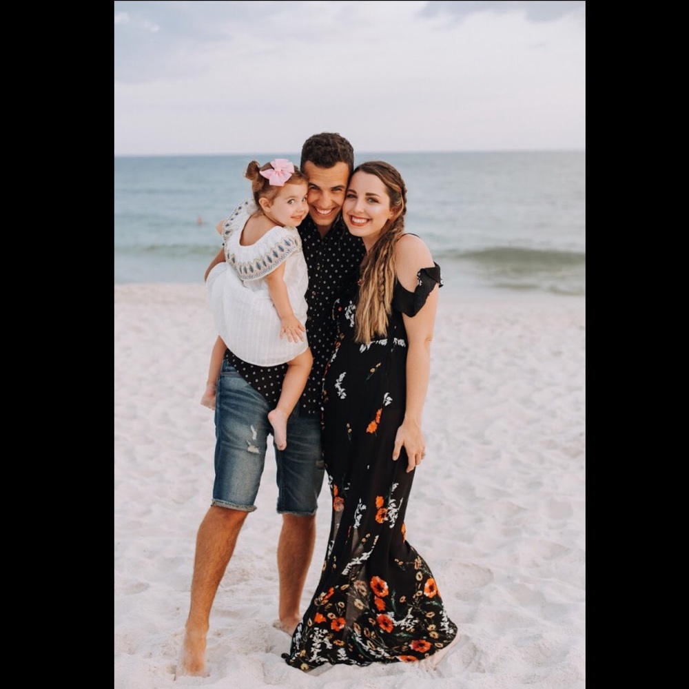 Off-shoulder fit ‘n flare maxi dress